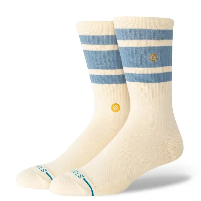 Stance Got Sol crew strømper beige bomuld