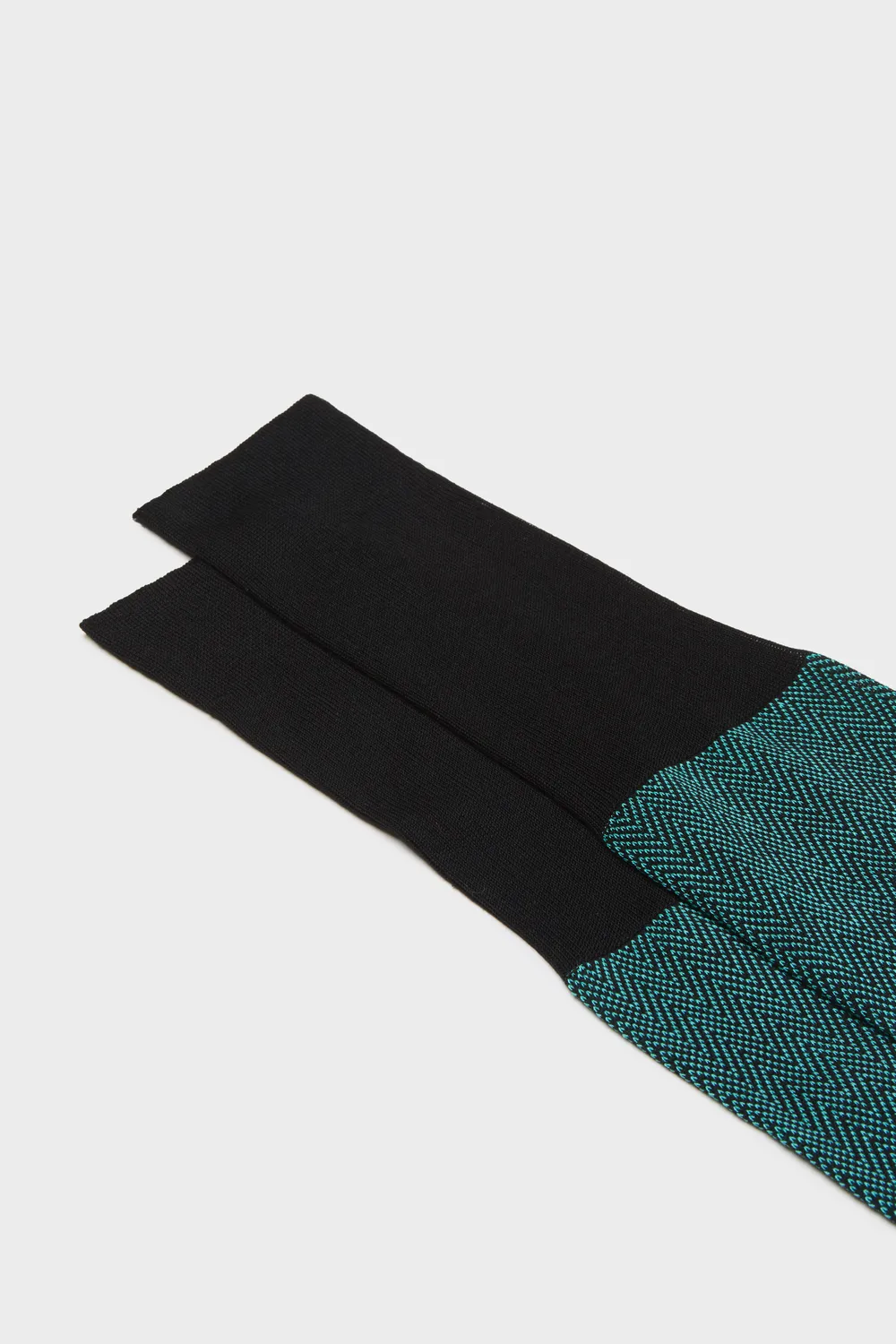 Bresciani Giulio bomuldsstrømper black water - chevron
