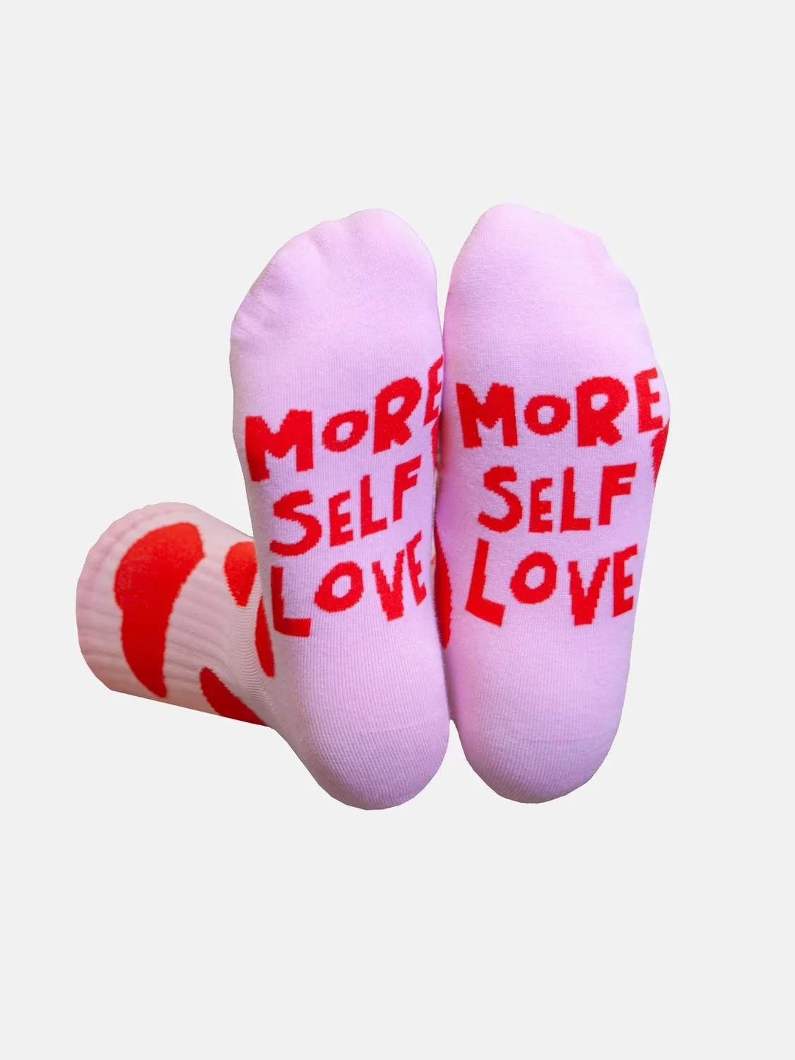 Eat My Socks Love strømper hjerteprint bomuld