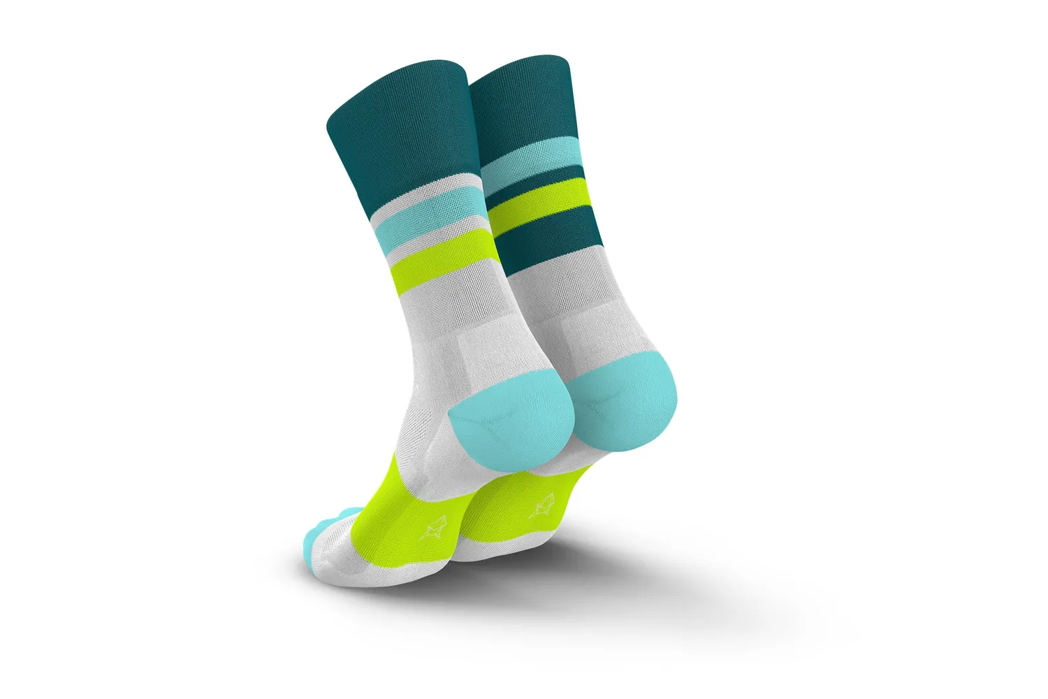 Incylence Ultralight Tracks løbesokker petrol mint dryarn