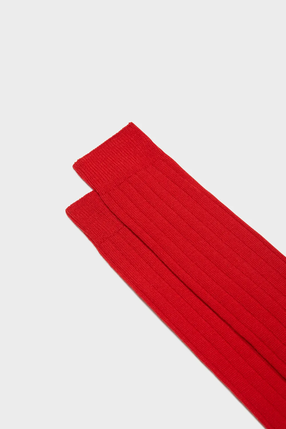 Bresciani Essentials Lupo herresokker rød uld