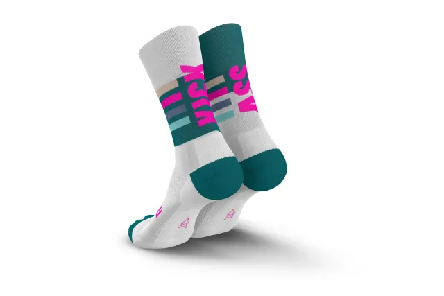 Incylence Ultralight Kick Ass V3 løbestrømper petrol pink