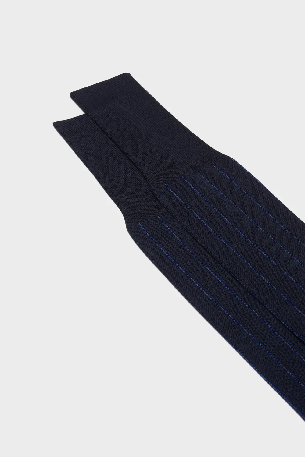 Bresciani Essentials Leone strømper navy royal bomuld