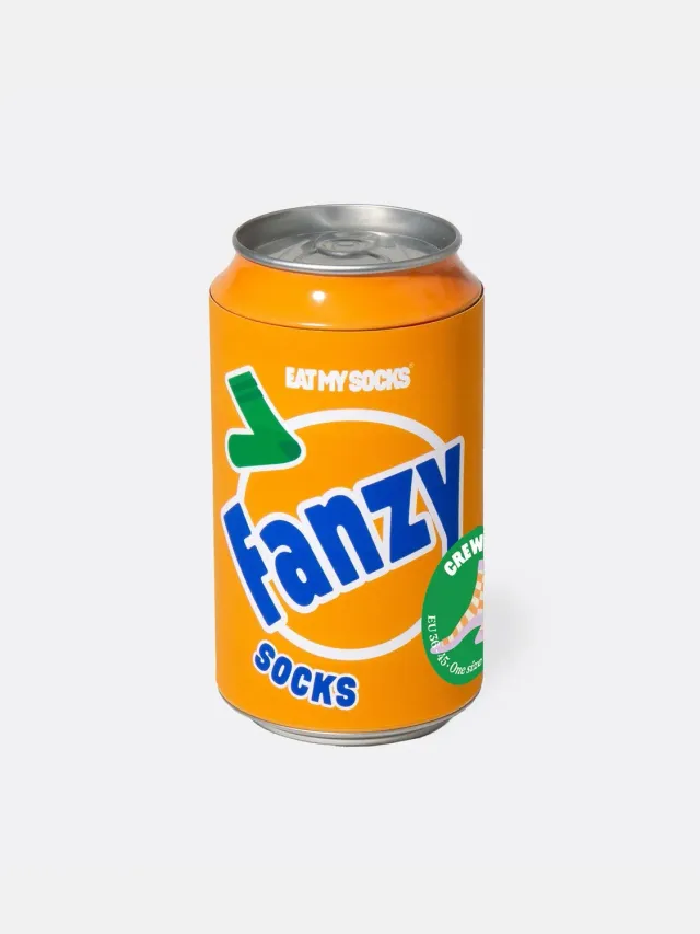 Eat My Socks Fanzy sokker sodavandsmotiv