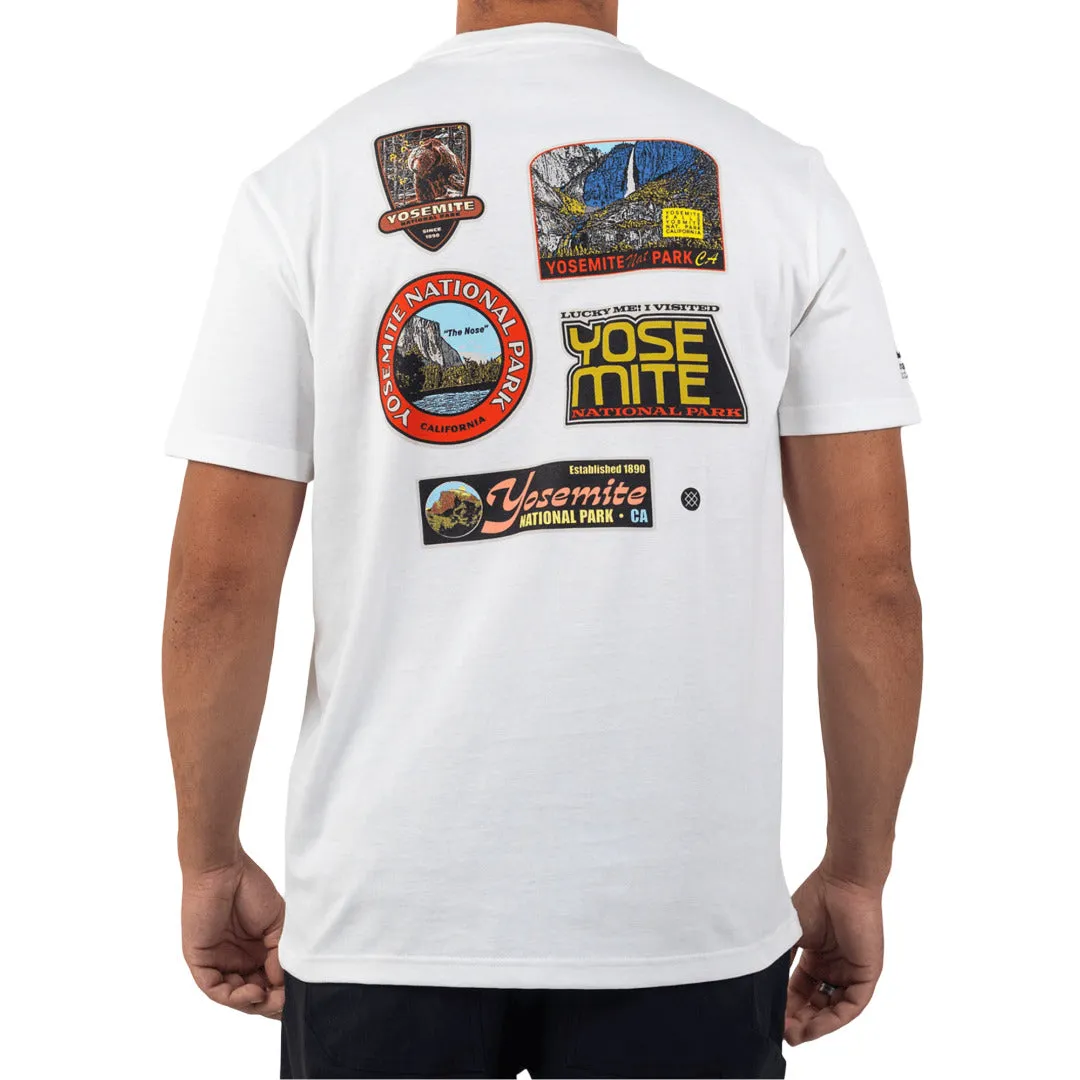 Stance National Parks Roadtrip t-shirt hvid bomuld