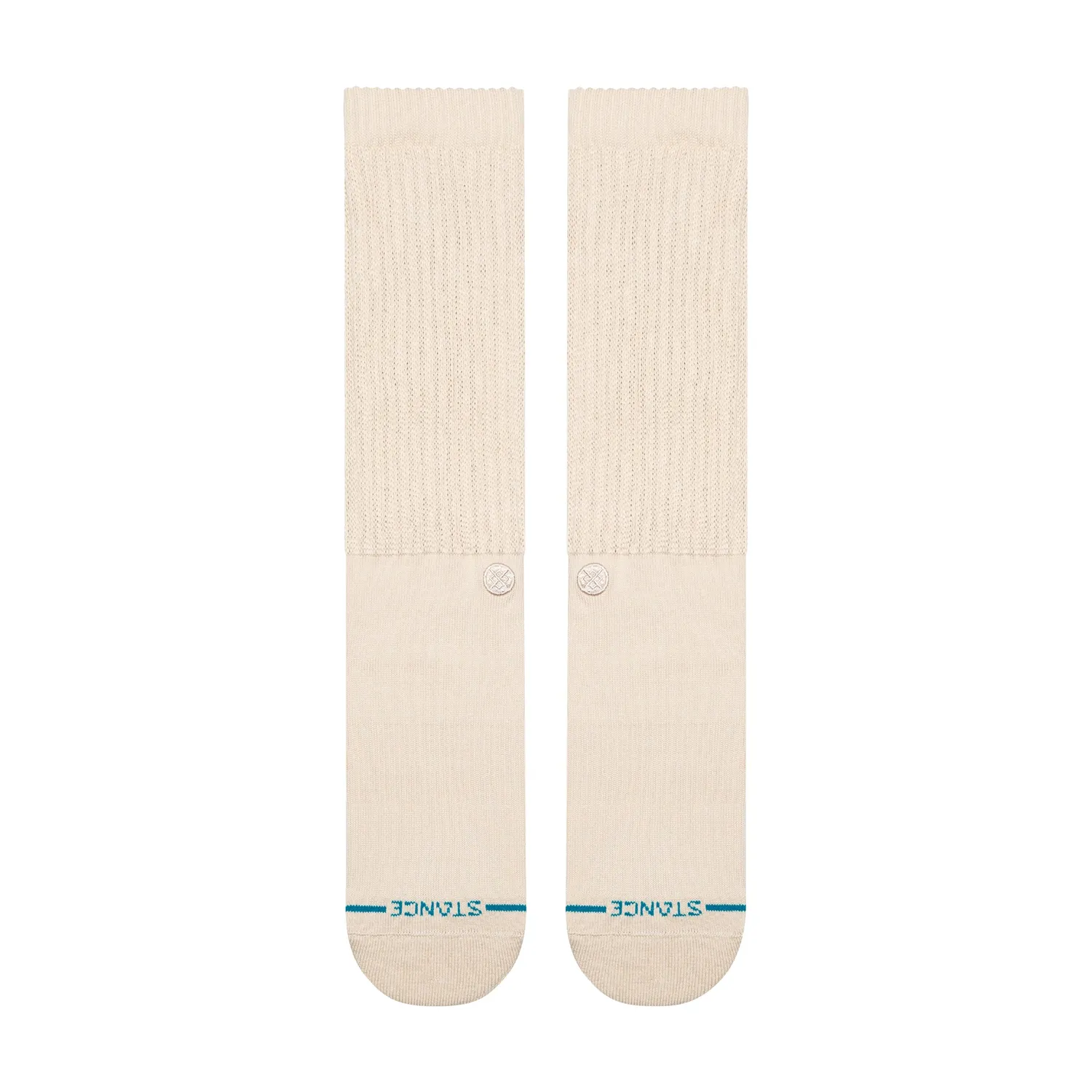 Stance Icon Slouch Crew strømper oatmeal