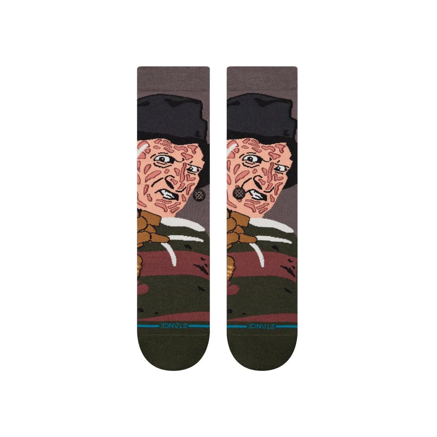 Stance Freddy Crew sokker sort halloween