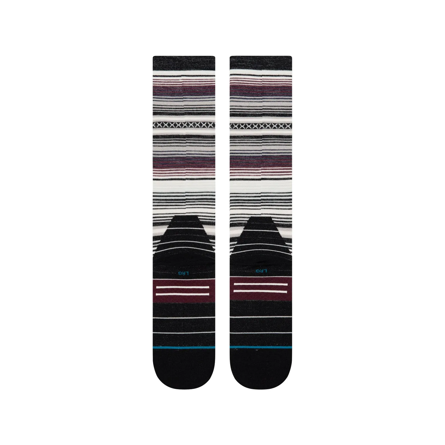 Stance Curren Wool skistrømper sort ultralet