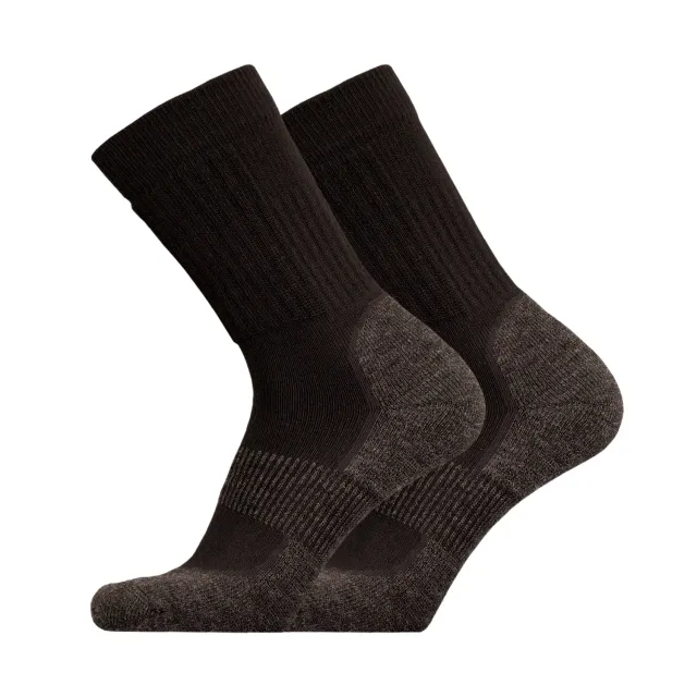 Uphillsport Operator Tactical 4-Layer Comfort H3 crew sokker sort bambus