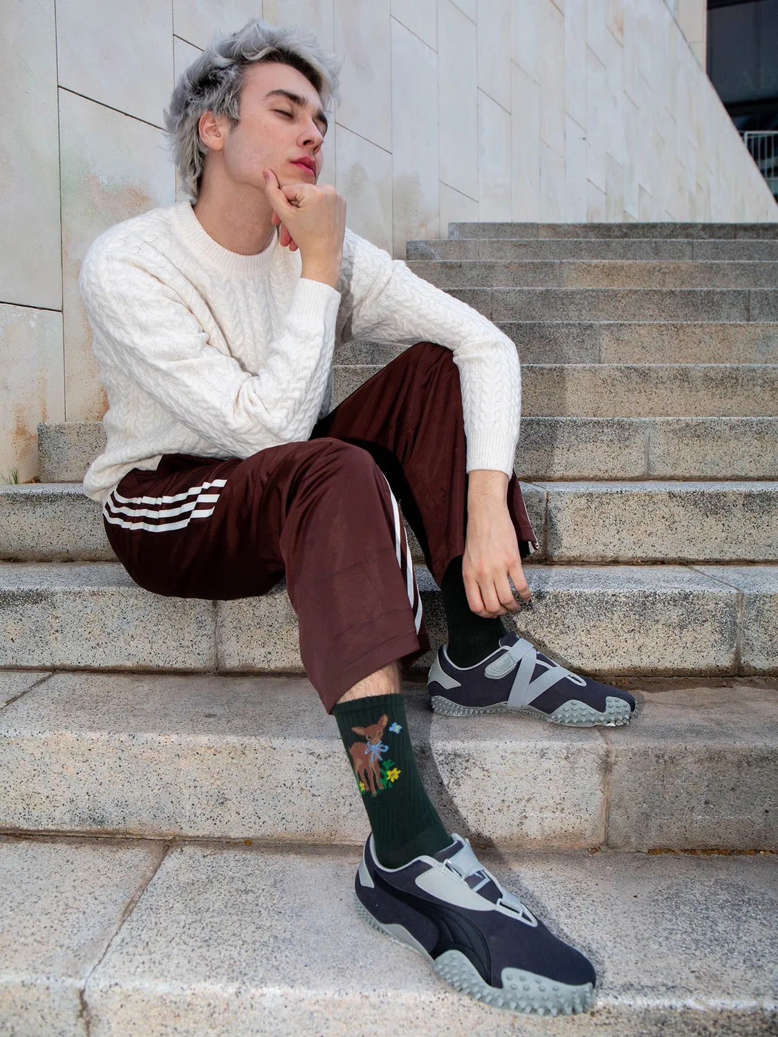 Eat My Socks Wonder Deer sokker flat-pack