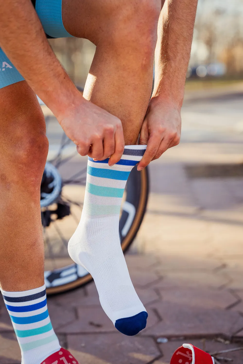 Incylence Running Levels strømper hvid åndbar