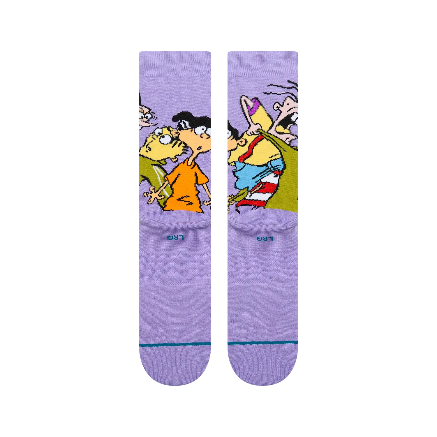 Stance Ed Edd Eddy crew sokker lilla bomuld