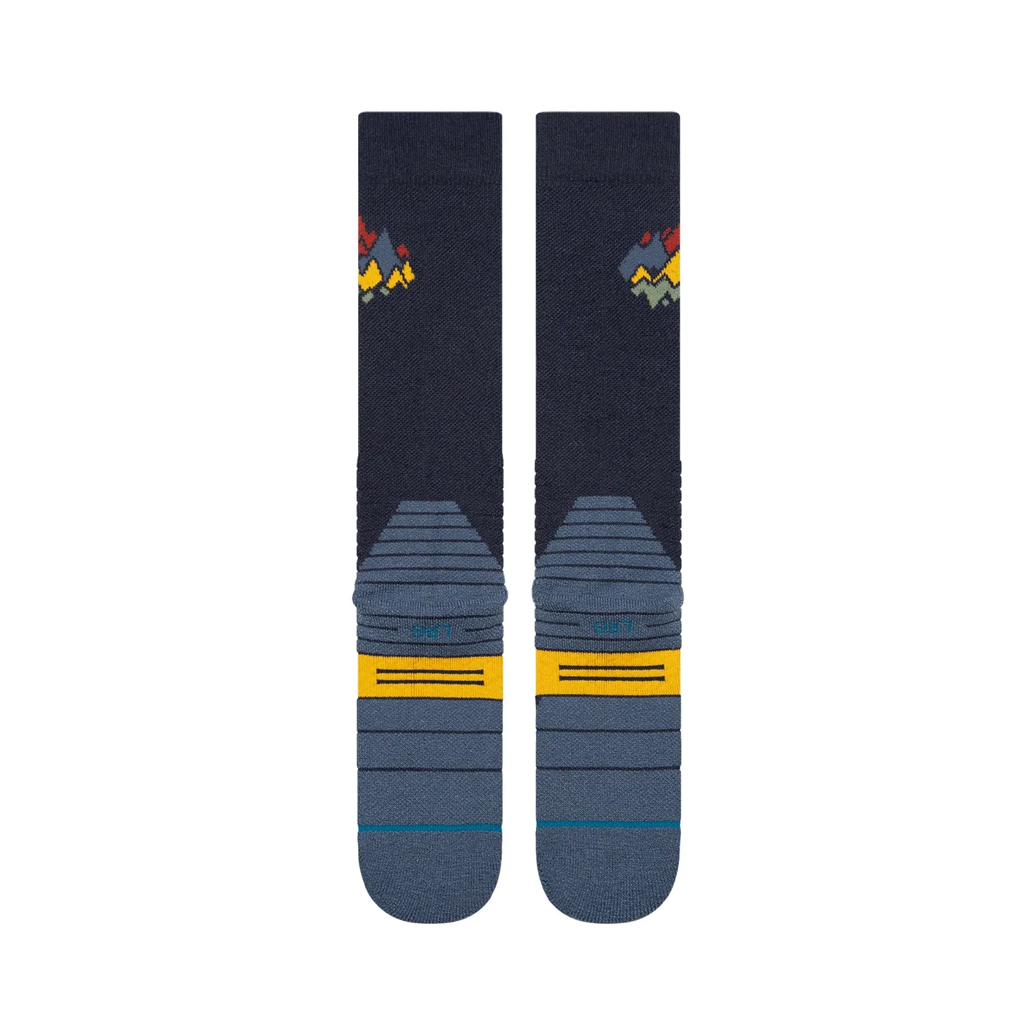 Stance Peaks Mid Wool skistrømper navy – uld