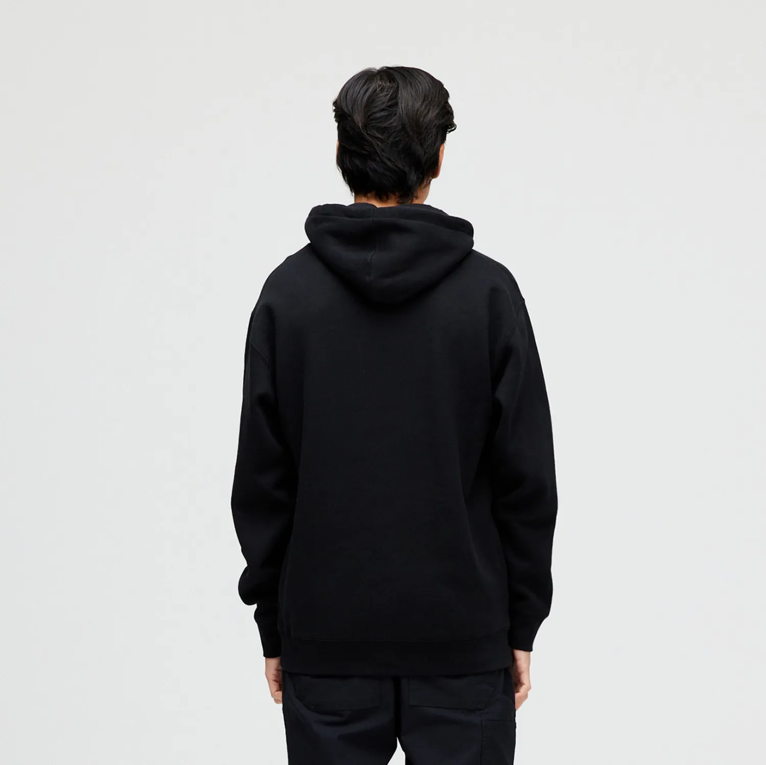 Stance Established hoodie sort – bomuldshættetrøje