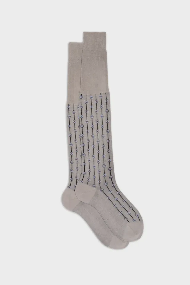 Bresciani Essentials Pavone strømper 1 par perle bomuld