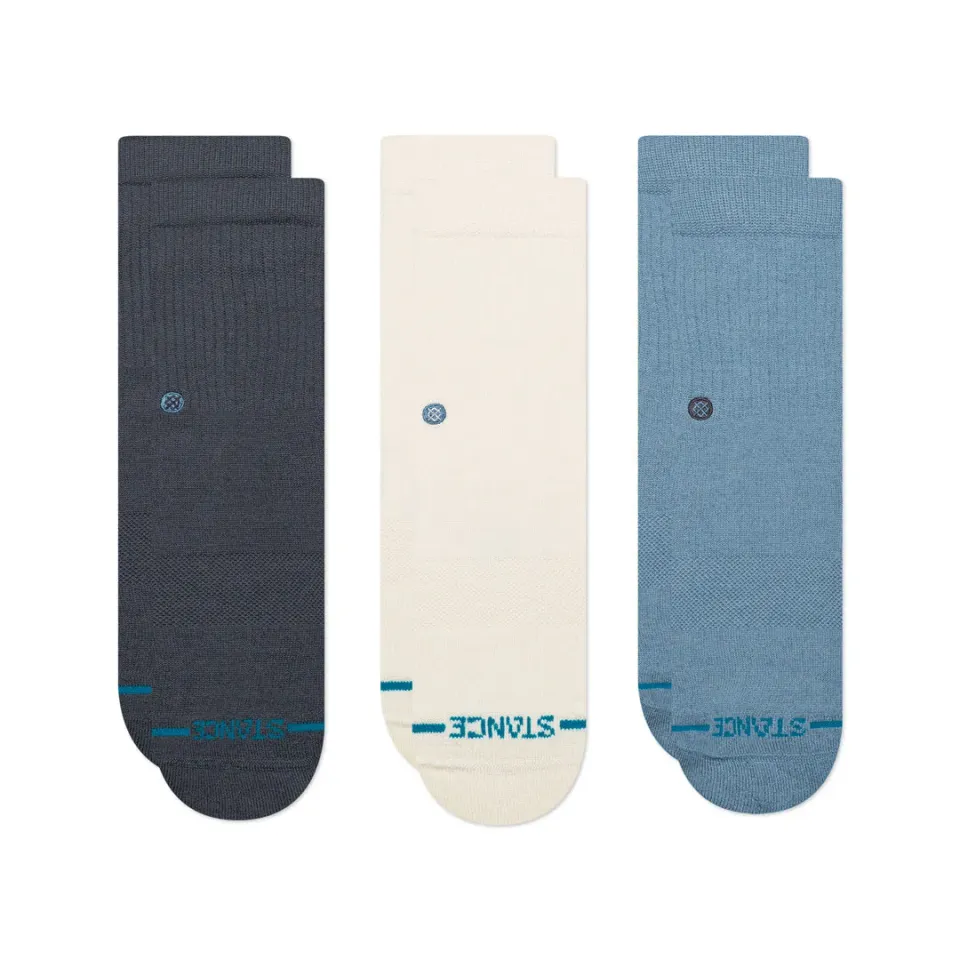 Stance Icon ST børne crew sokker 3-pak indigo