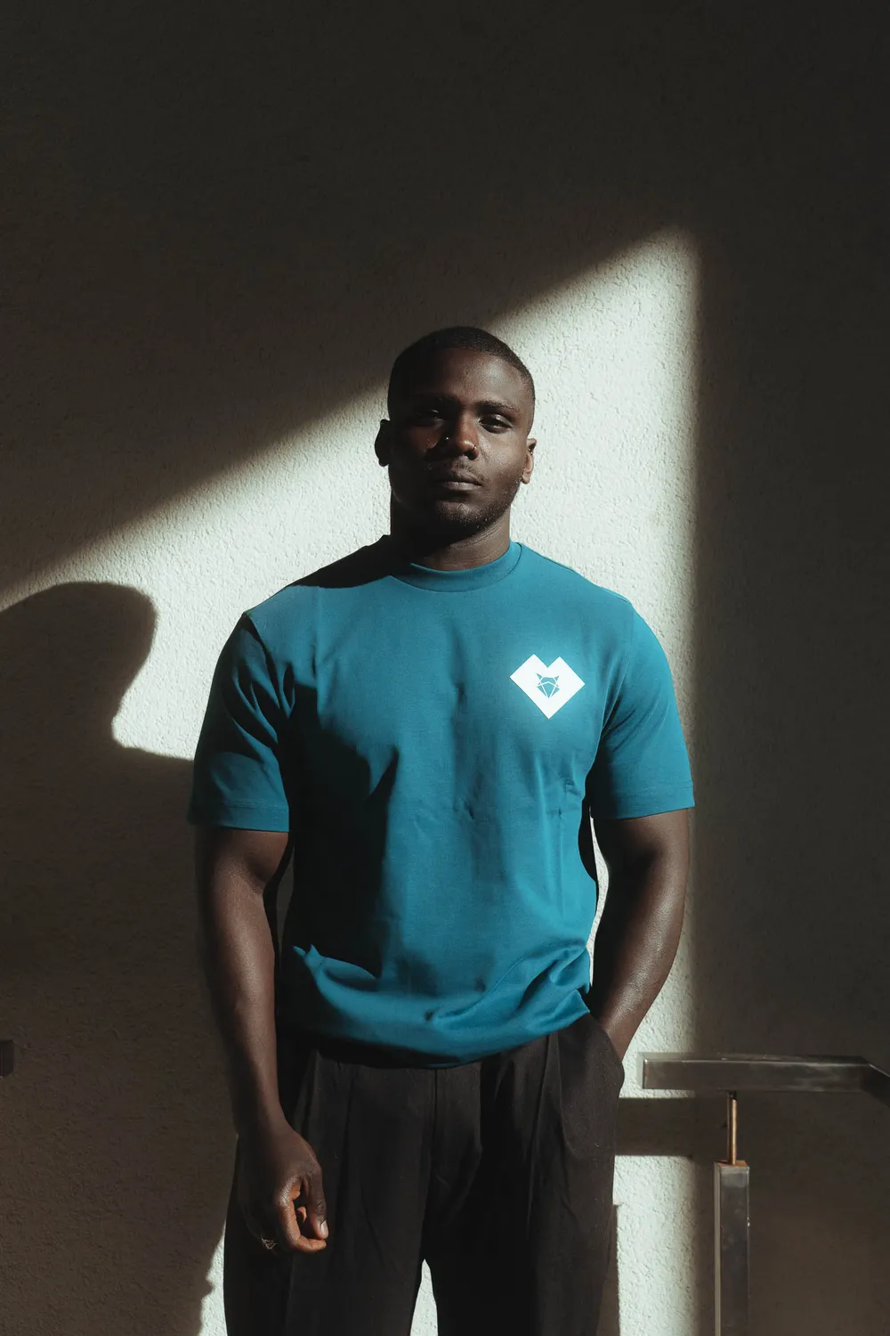 Incylence One Men t-shirt petrol økologisk bomuld