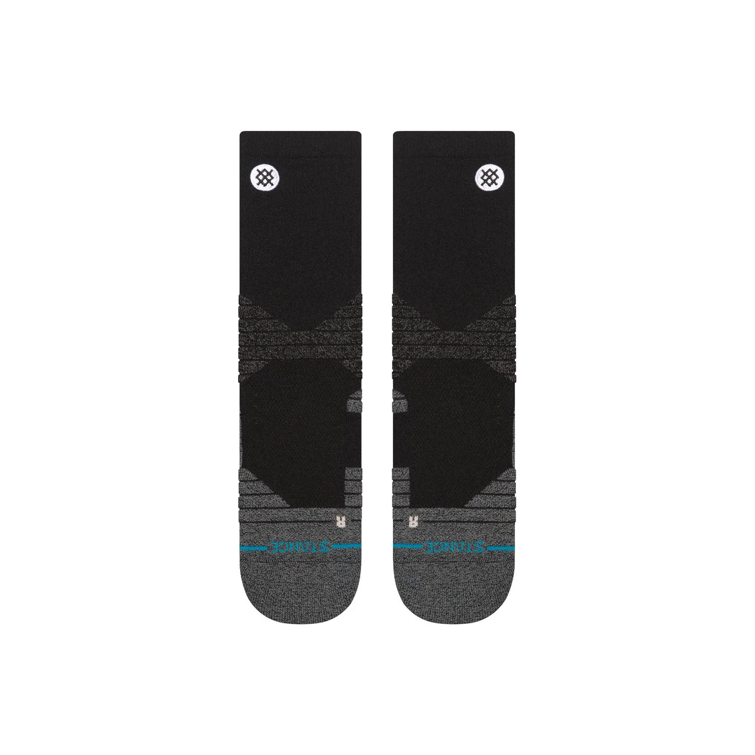 Stance Icon Sport Crew sokker sort åndbar