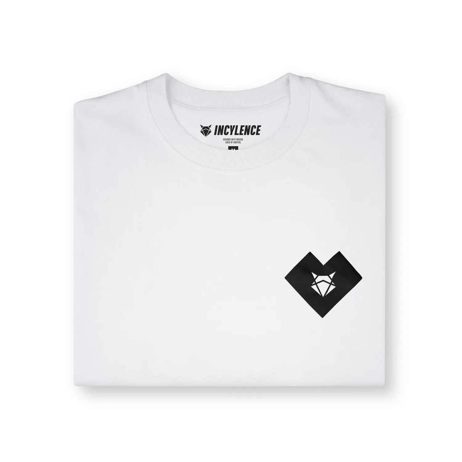 Incylence One Men V2 t-shirt hvid økologisk bomuld