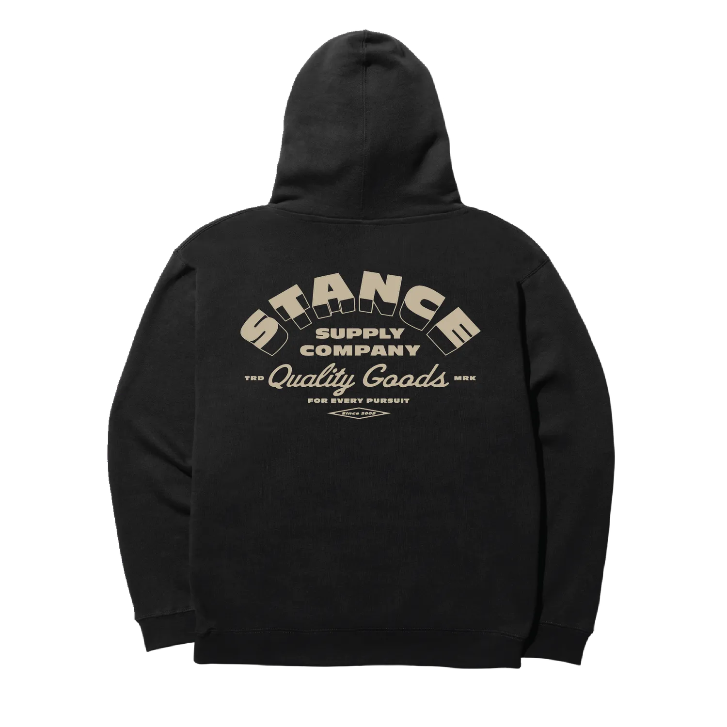Stance Outfitters hoodie sort bomuldsblanding