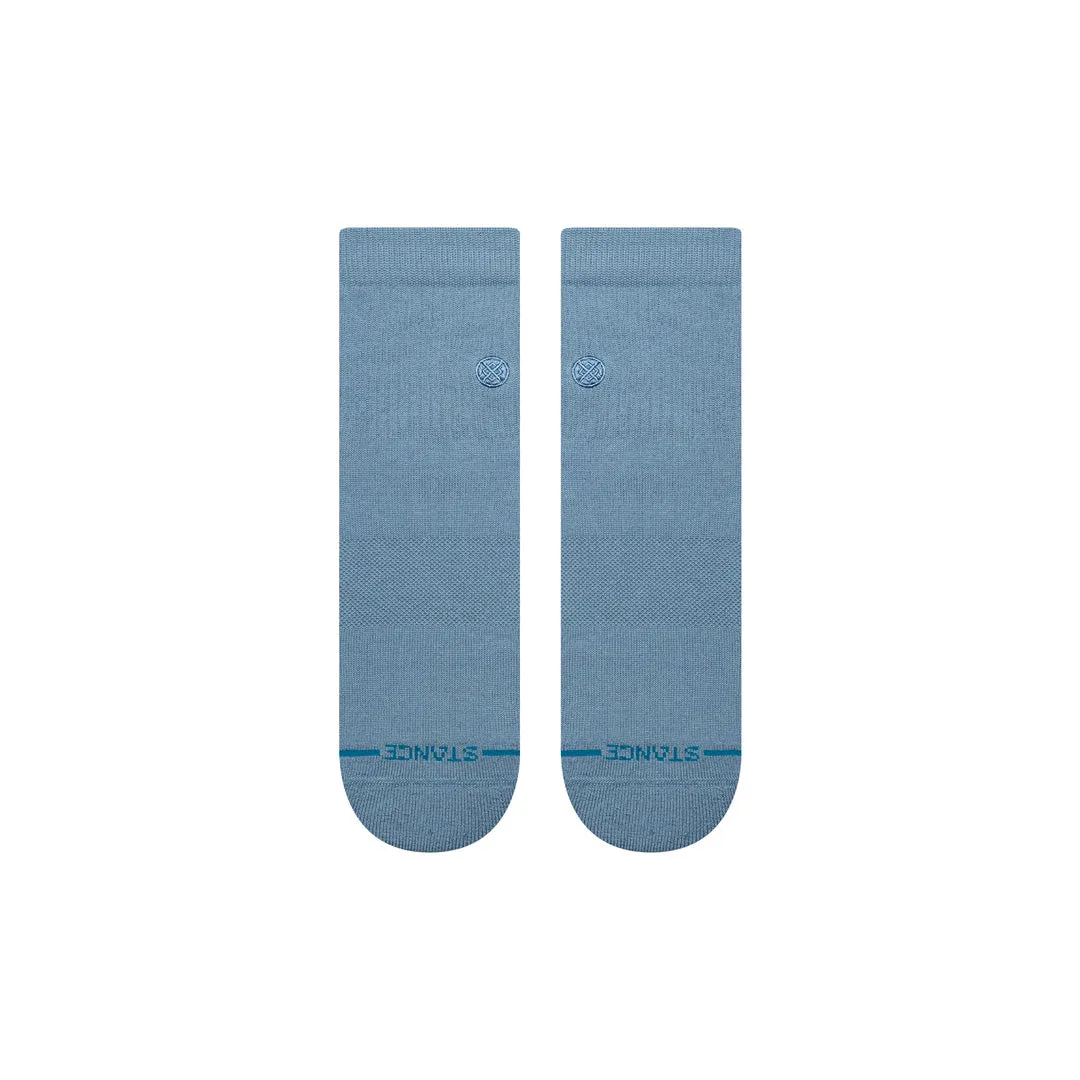 Stance Icon kvart sokker windward blue medium