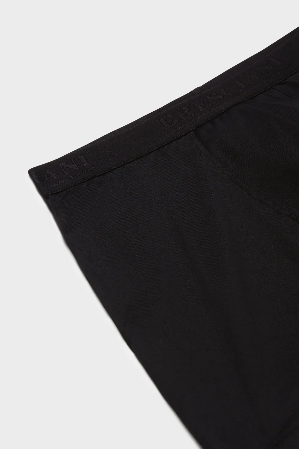 Bresciani Boxer Aderente boksershorts sort bomuld