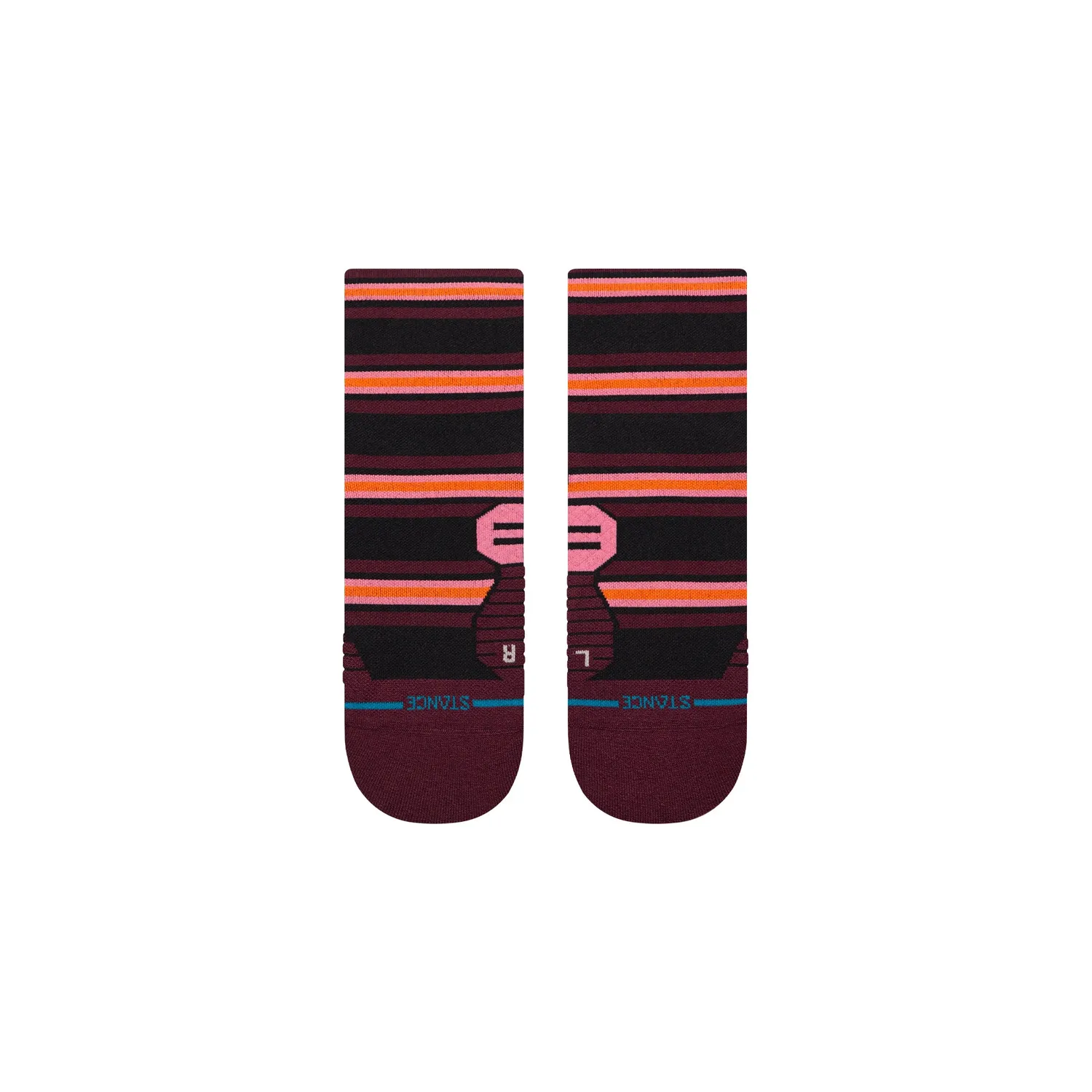 Stance Wayfarer Light Quarter løbestrømper fig nylon