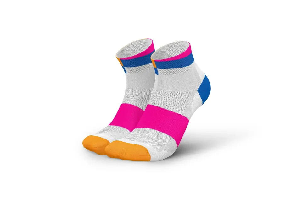 Incylence Ultralight Spirals Short strømper blue pink ultralette