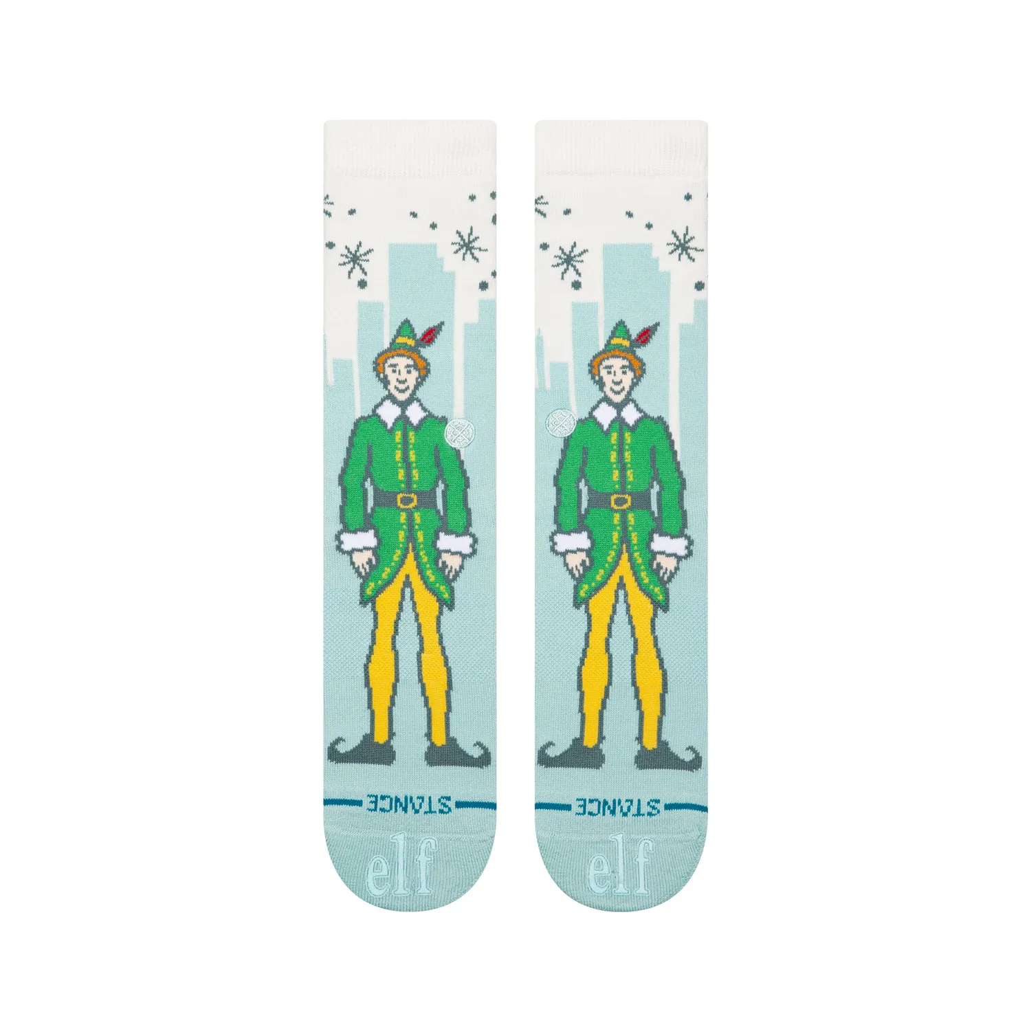 Stance Big City Elf crewsokker Ice Blue bomuldsblanding