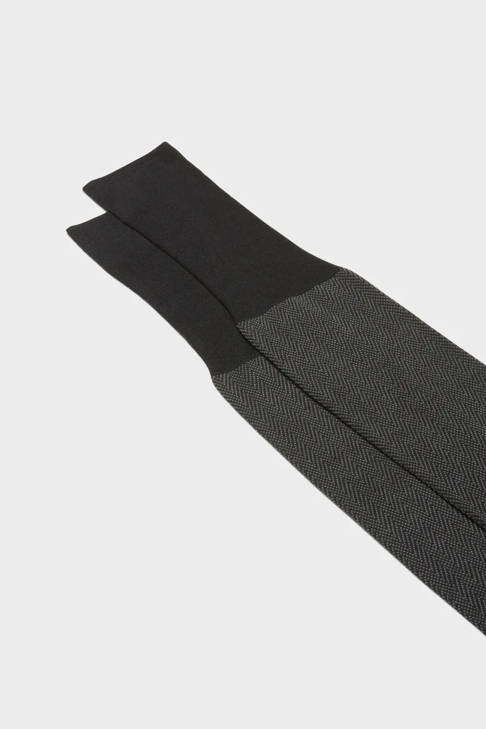 Bresciani Essentials Giulio herresokker dark-grey chevron