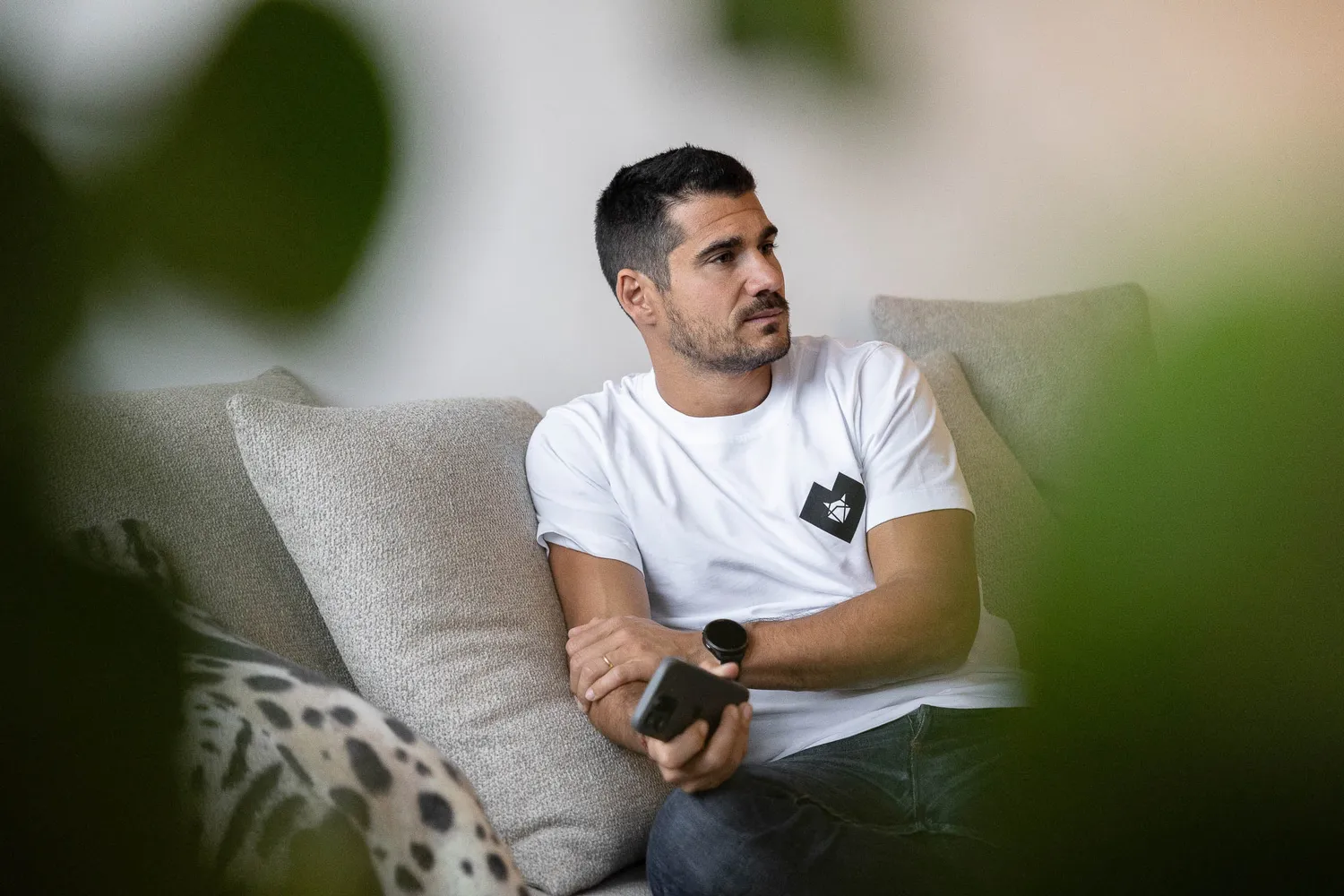 Incylence One Men V2 t-shirt hvid økologisk bomuld