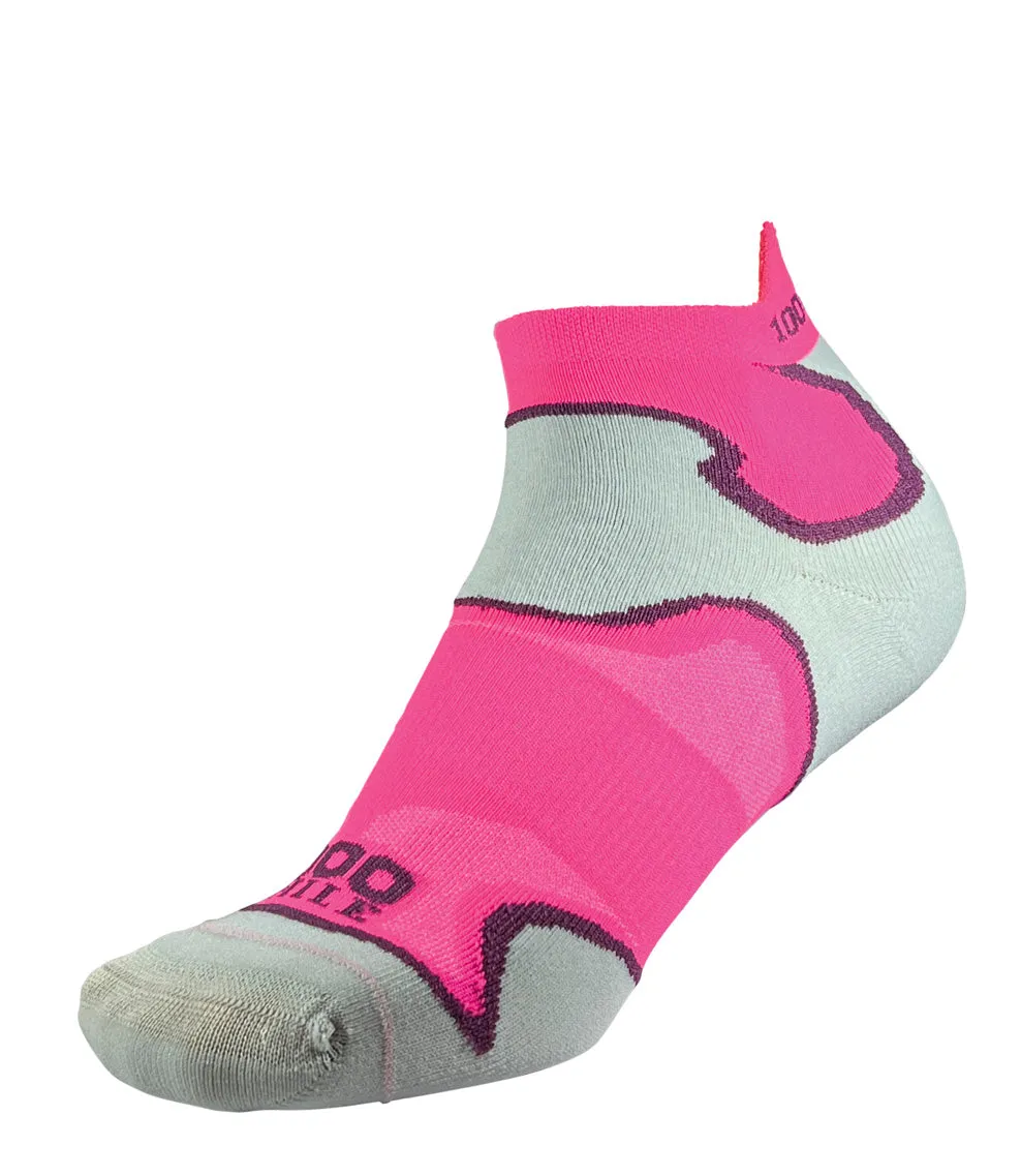 1000 Mile Fusion 2023 socklet dobbeltlag lilla