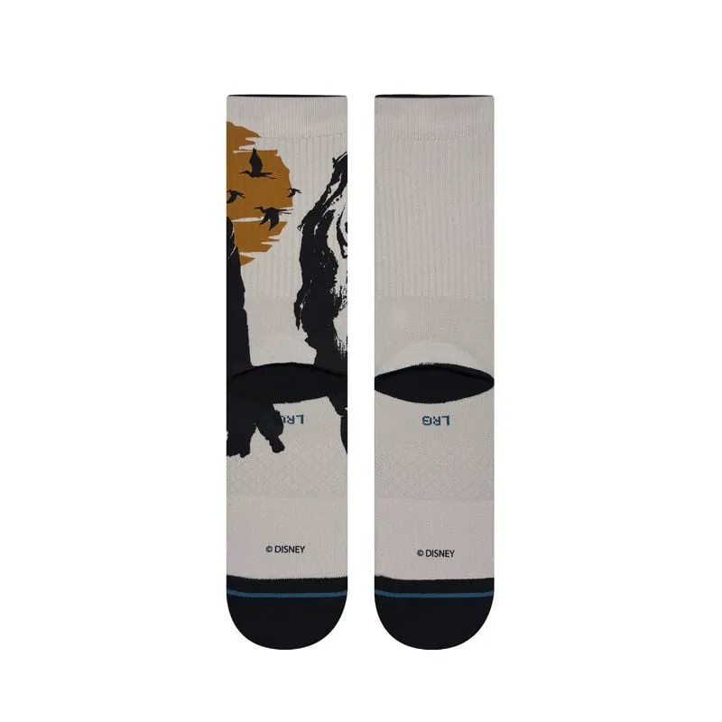 Stance Mufasa Crew strømper creme Disney medium