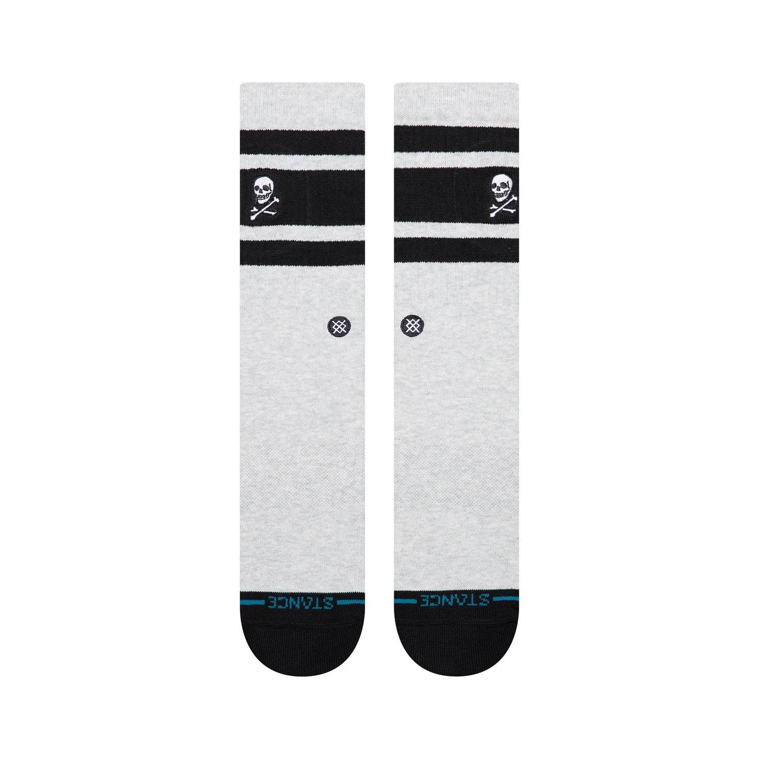 Stance Boyd Skull Crew sokker heather grey