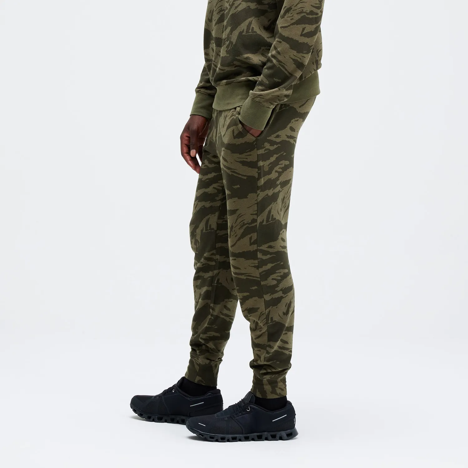 Stance Shelter jogger green camo blød fleece