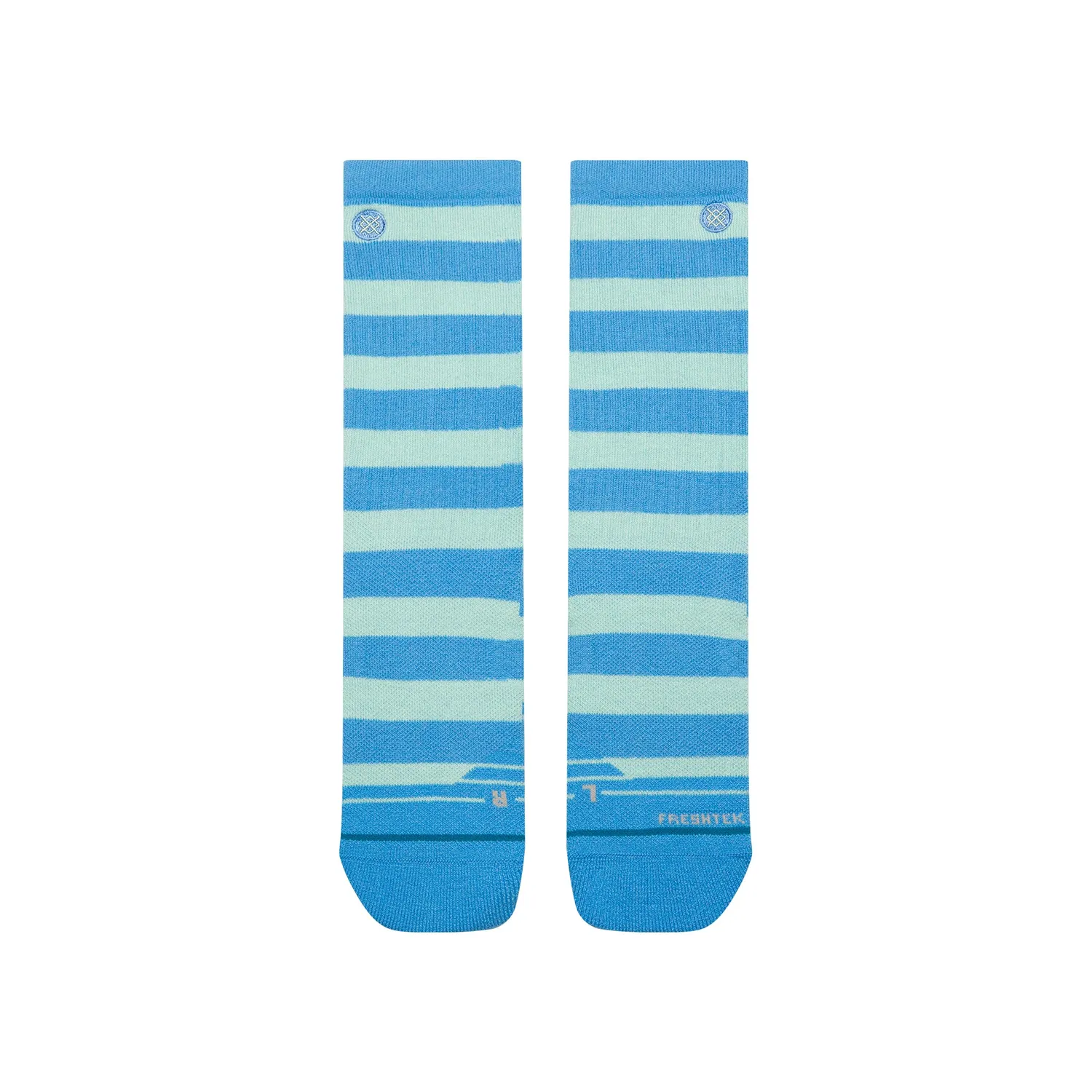 Stance Striped It Hike Crew sokker electric blue medium
