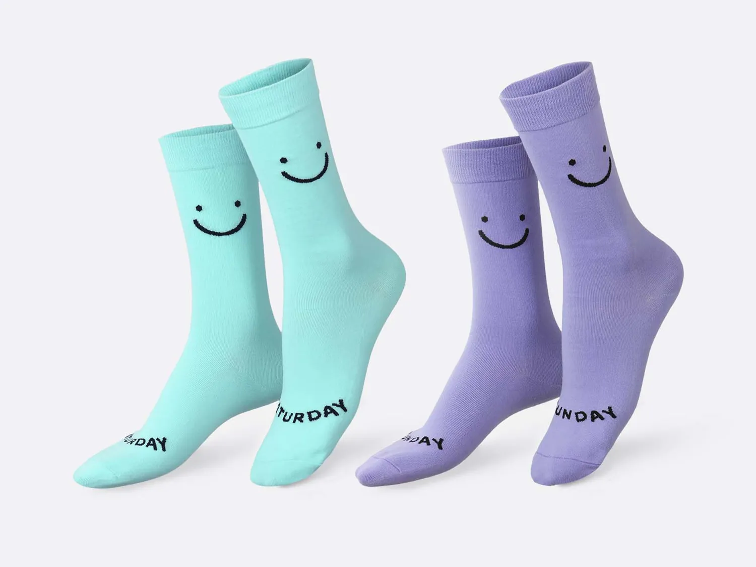 Eat My Socks Saturday-Sunday sokker 2 par weekend