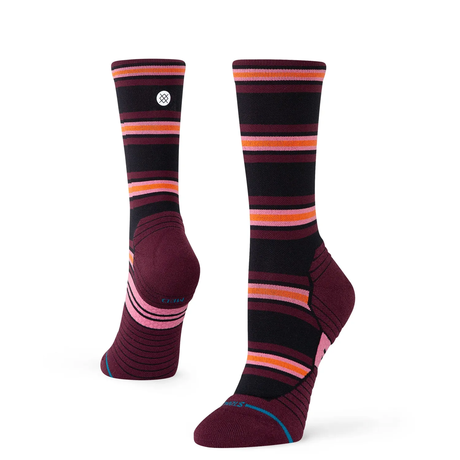 Stance Wayfarer Light Crew løbestrømper fig – let polstring