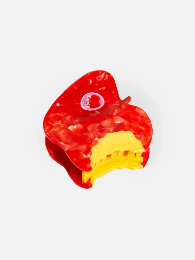 Eat My Socks Apple Hair Claw hårklo rød stærkt greb
