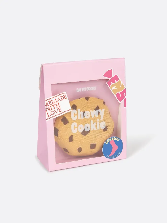 Eat My Socks Chewy Cookie sokker chocolate chip 3D