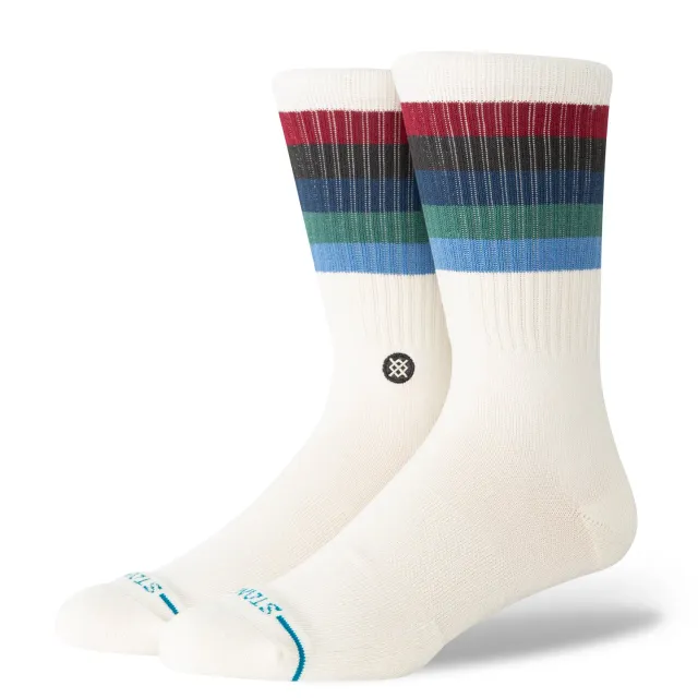 Stance Maliboo Crew strømper canvas – bomuld
