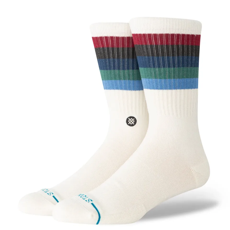 Stance Maliboo Crew strømper canvas – bomuld