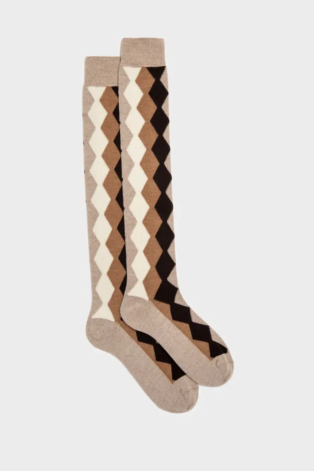 Bresciani Essentials Corrado herresokker brun uld