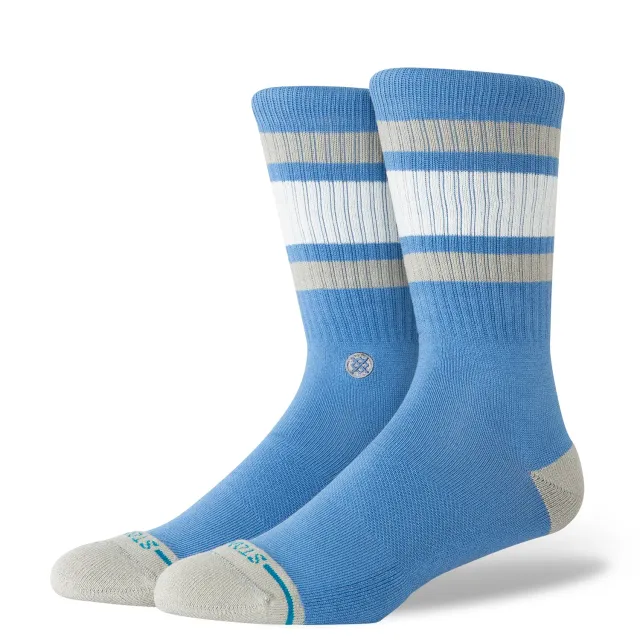 Stance Boyd Crew strømper Capri Blue bomuld