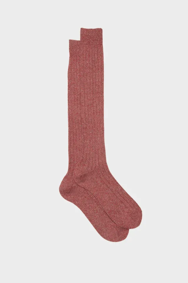 Bresciani Essentials Virgilio sokker bordeaux 1 par bomuld