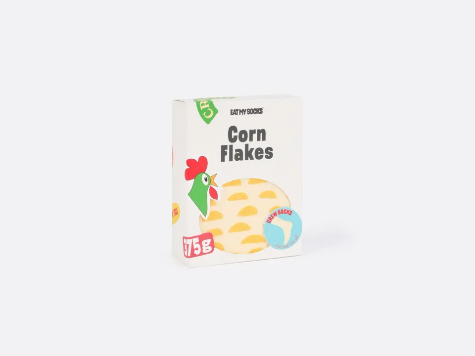 Eat My Socks Corn Flakes sokker 1 par morgenmad