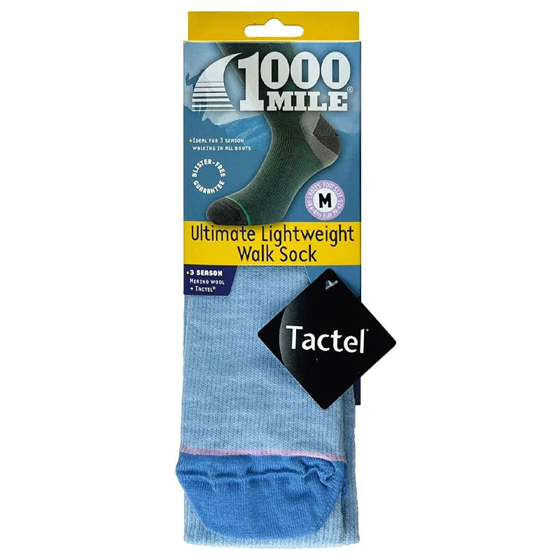 1000 Mile Ultimate 3195 vandrestrømper koksgrå dobbeltlag