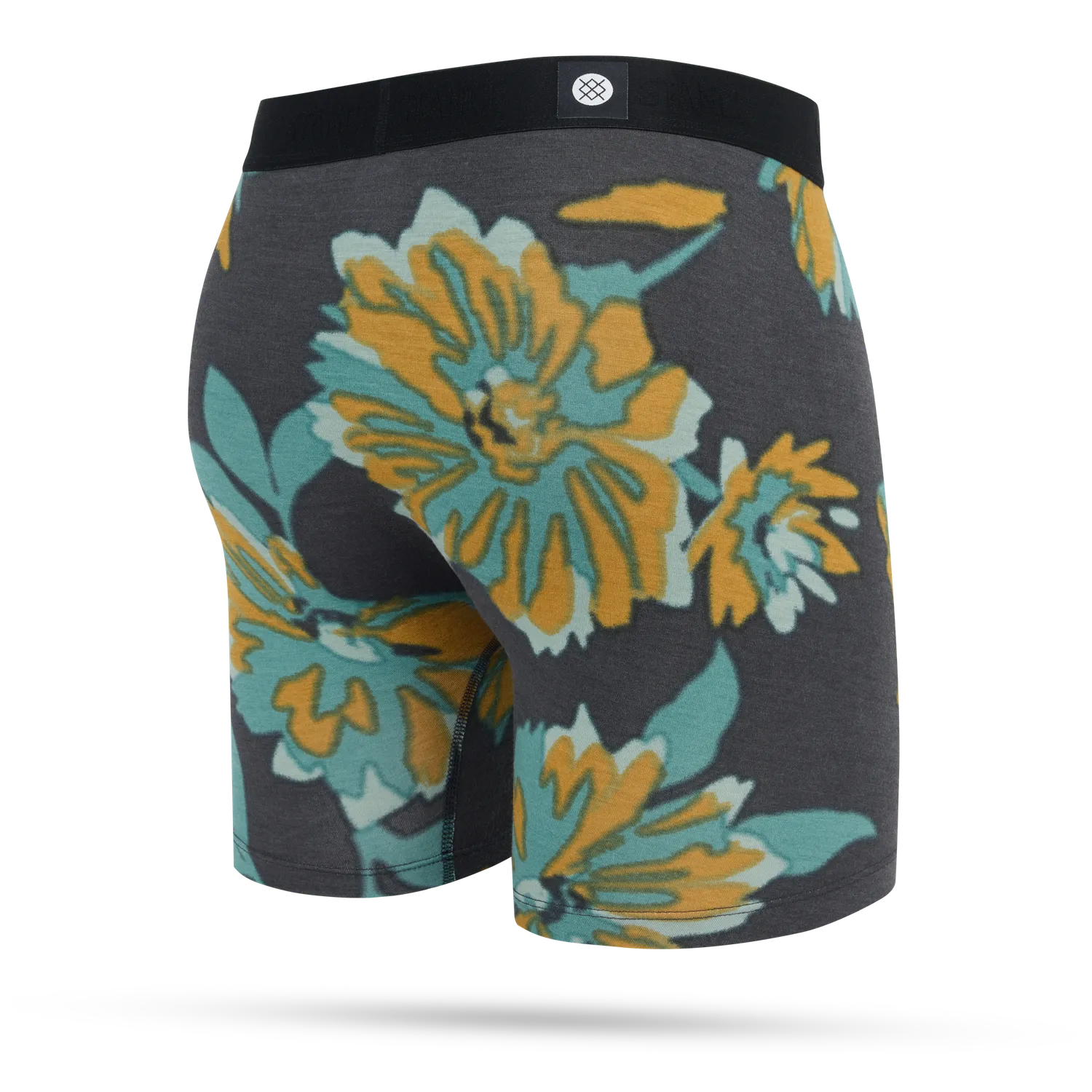 Stance Wholester Flora Scan brief sort – åndbar støtte