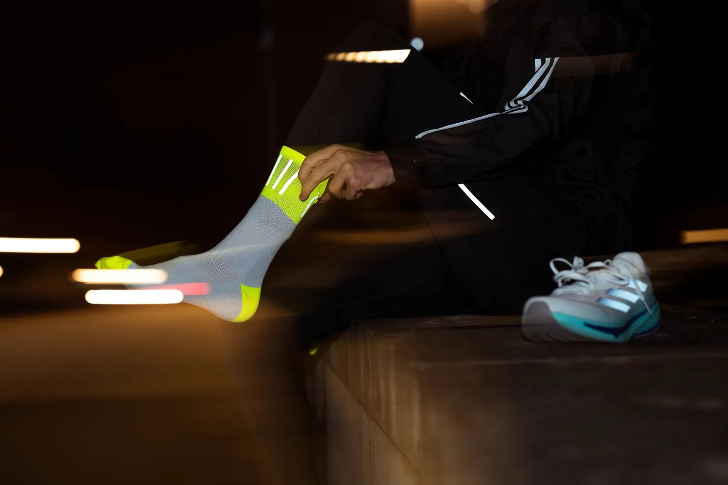 Incylence High-Viz V3 Canary løbestrømper gul refleks