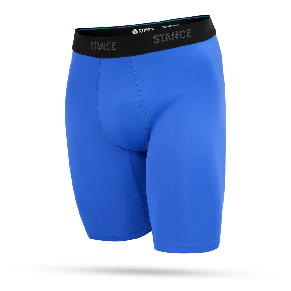 Stance Boxer Brief Compression underbukser cobalt blue støttende